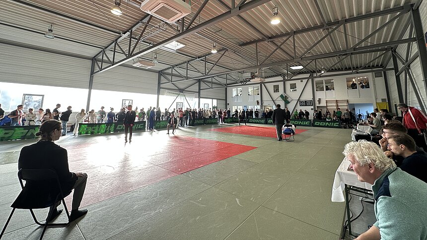 Blick in die Judohalle des CPSC